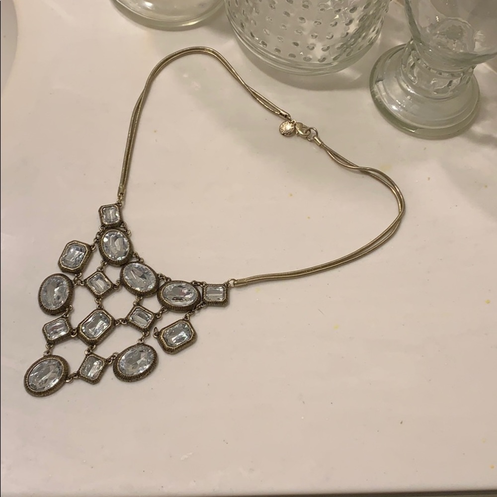 JCrew Double Chain Statement Necklace